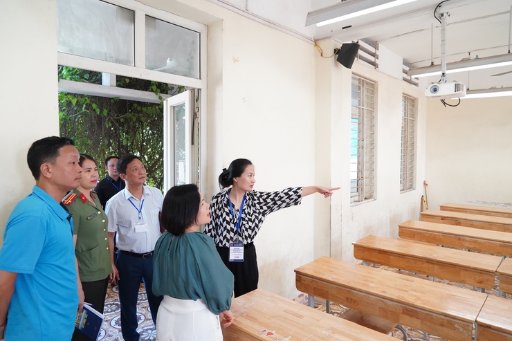 Phường Chương Mỹ kiểm tra công tác chuẩn bị kỳ thi tuyển sinh vào lớp 10 THPT năm học 2026 – 2027- Ảnh 1.