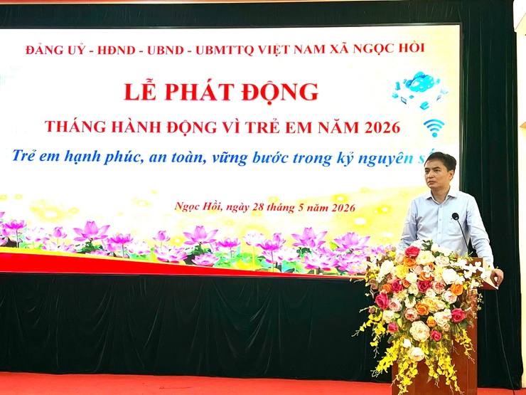 Lễ phát động Tháng hành động vì trẻ em năm 2026: Chung tay xây dựng môi trường an toàn, hạnh phúc cho trẻ em trong kỷ nguyên số- Ảnh 10.