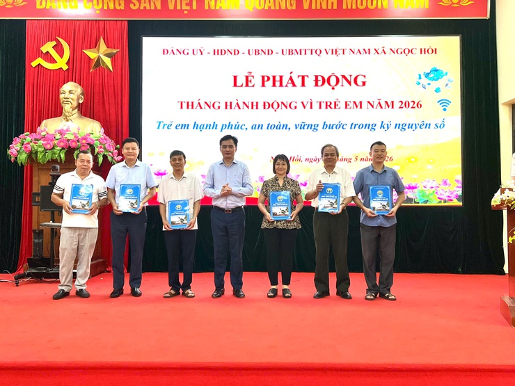 Lễ phát động Tháng hành động vì trẻ em năm 2026: Chung tay xây dựng môi trường an toàn, hạnh phúc cho trẻ em trong kỷ nguyên số- Ảnh 9.