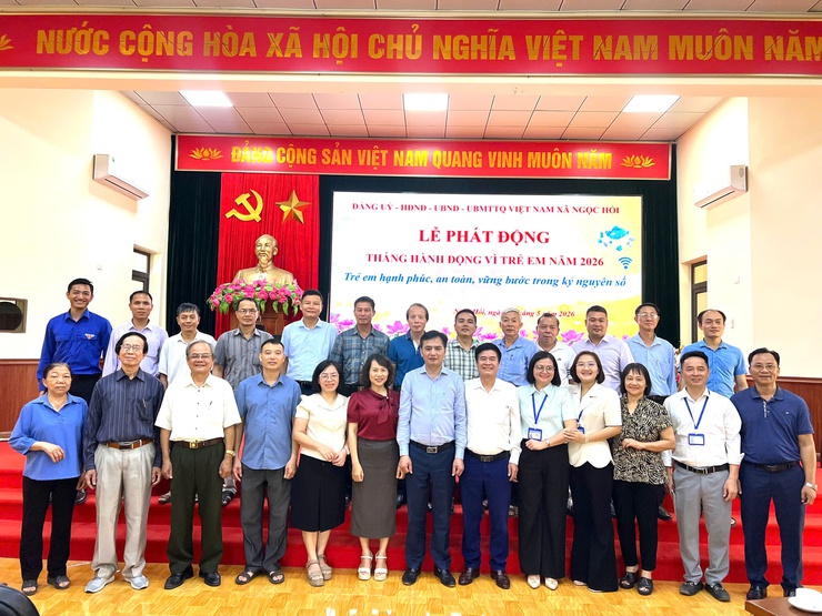 Lễ phát động Tháng hành động vì trẻ em năm 2026: Chung tay xây dựng môi trường an toàn, hạnh phúc cho trẻ em trong kỷ nguyên số- Ảnh 11.