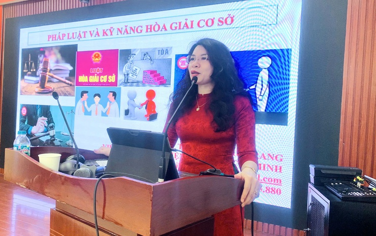 Xã Đoài Phương tổ chức tập huấn kỹ năng hòa giải ở cơ sở, tuyên truyền pháp luật năm 2026- Ảnh 1.