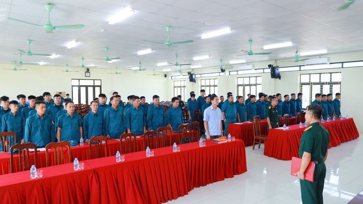 Xã Suối Hai khai mạc huấn luyện dân quân: Nâng cao khả năng sẵn sàng chiến đấu- Ảnh 1.