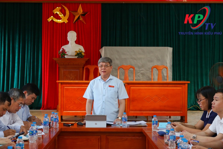 Ban Chỉ đạo thực hiện Quy chế dân chủ cơ sở xã Kiều Phú đã tổ chức hội nghị kiểm tra thực hiện QCDC ở cơ sở đợt 1 năm 2026 tại thôn Phú Mỹ- Ảnh 10.