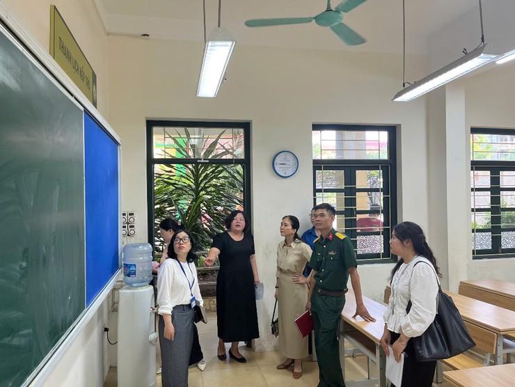PHƯỜNG LÁNG KIỂM TRA CÔNG TÁC CHUẨN BỊ KỲ THI VÀO LỚP 10 NĂM HỌC 2026 – 2027- Ảnh 1.