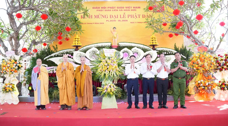 Phật giáo liên xã Hoài Đức tổ chức Đại lễ Phật đản Phật lịch 2570 - Dương lịch 2026- Ảnh 1.