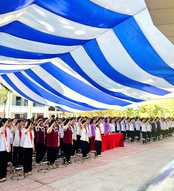 Từng bừng Lễ tổng kết năm học 2025 -2026 tại các trường học trên địa bàn xã Ô Diên- Ảnh 4.