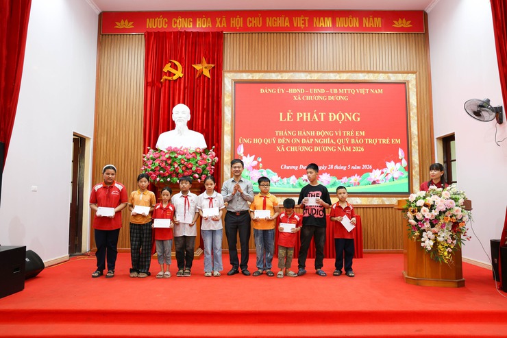 Xã Chương Dương phát động Tháng hành động vì trẻ em năm 2026- Ảnh 2.