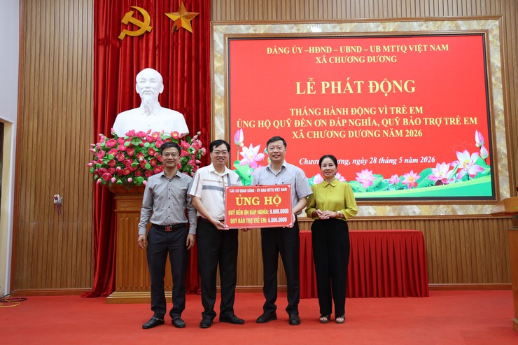 Xã Chương Dương phát động Tháng hành động vì trẻ em năm 2026- Ảnh 3.