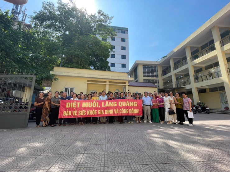 Phường Tây Mỗ phát động hưởng ứng Ngày ASEAN phòng, chống Sốt xuất huyết lần thứ 16- Ảnh 1.