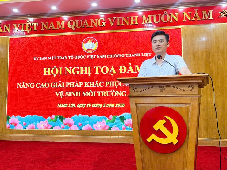 Phường Thanh Liệt tọa đàm nâng cao giải pháp khắc phục điểm nghẽn vệ sinh môi trường- Ảnh 11.