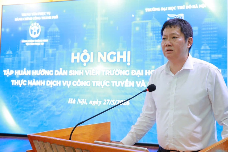 Sinh viên Trường Đại học Thủ đô Hà Nội tham gia thực hành dịch vụ công trực tuyến, lan tỏa tinh thần “Thanh niên số” vì cộng đồng- Ảnh 3.