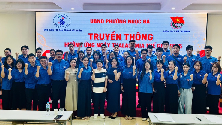 Phường Ngọc Hà truyền thông hưởng ứng Ngày THALASSEMIA thế giới- Ảnh 1.