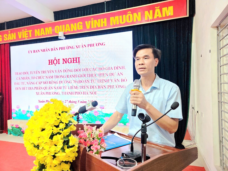 Phường Xuân Phương: Tăng cường tuyên truyền, tạo đồng thuận thực hiện Dự án đường 70 vì sự phát triển của địa phương- Ảnh 14.