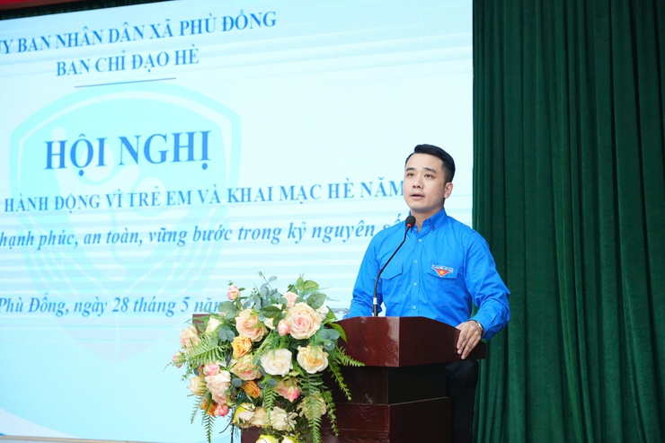 UBND xã Phù Đổng phát động Tháng hành động vì trẻ em- Ảnh 4.
