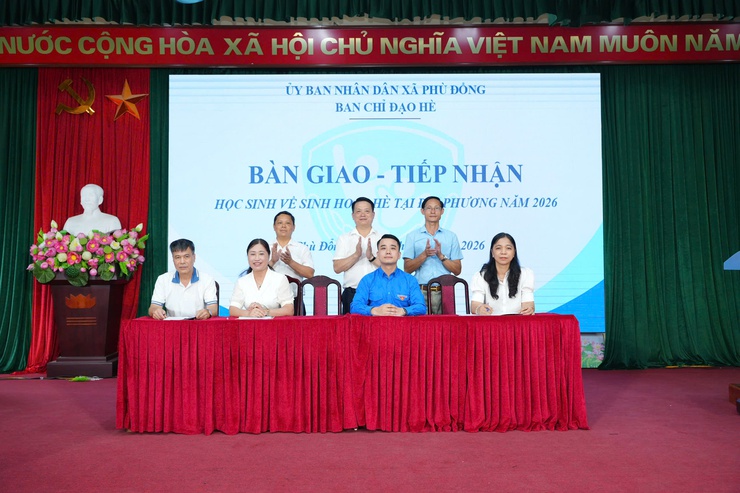 UBND xã Phù Đổng phát động Tháng hành động vì trẻ em- Ảnh 3.