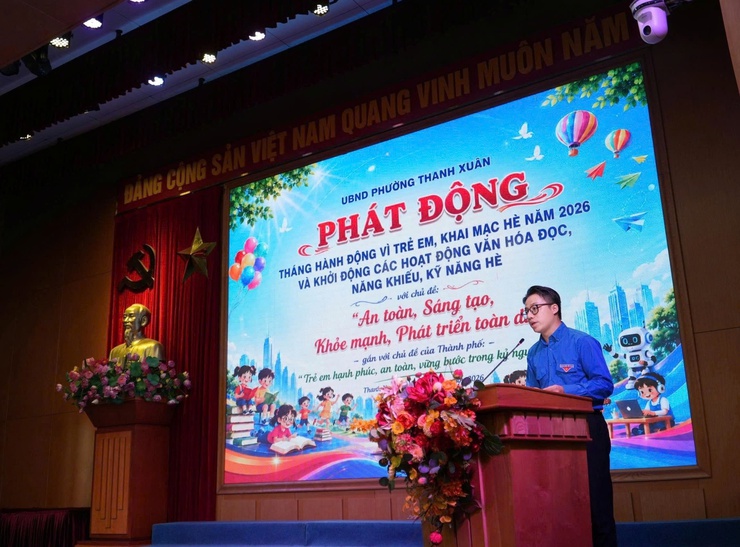 Phường Thanh Xuân khởi động Tháng hành động vì trẻ em và Khai mạc hè năm 2026- Ảnh 3.