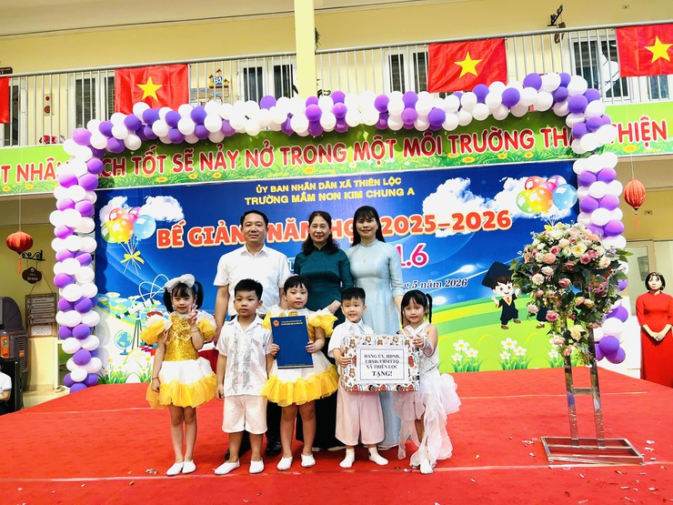 Trường Mầm non Kim Chung A tổng kết năm học 2025 – 2026 và vui Tết Thiếu nhi 1/6- Ảnh 7.
