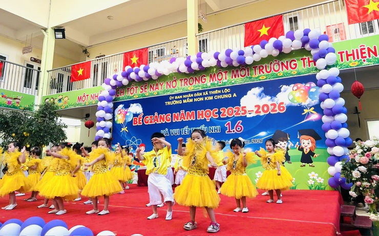 Trường Mầm non Kim Chung A tổng kết năm học 2025 – 2026 và vui Tết Thiếu nhi 1/6- Ảnh 5.