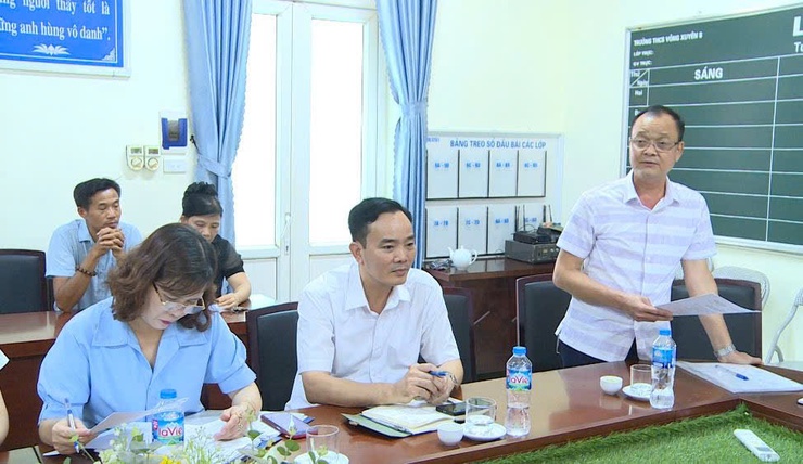 Kiểm tra công tác chuẩn bị tại các điểm thi vào lớp 10 THPT năm học 2026–2027 trên địa bàn xã Phúc Lộc- Ảnh 3.