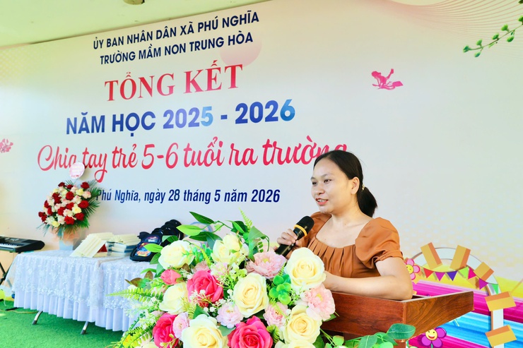 Trường Mầm non Trung Hòa: Tổng kết năm học 2025-2026 và chia tay trẻ 5-6 tuổi ra trường- Ảnh 10.