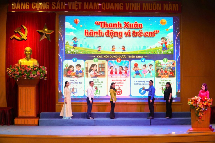 Phường Thanh Xuân khởi động Tháng hành động vì trẻ em và Khai mạc hè năm 2026- Ảnh 5.