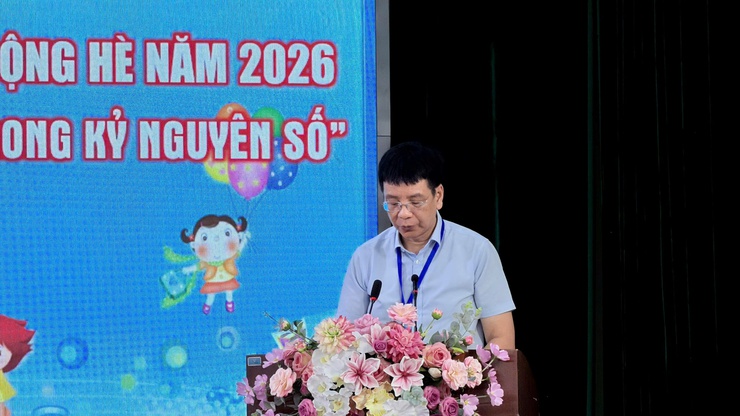 PHƯỜNG BỒ ĐỀ TỔ CHỨC LỄ PHÁT ĐỘNG THÁNG HÀNH ĐỘNG VÌ TRẺ EM VÀ KHAI MẠC HÈ NĂM 2026- Ảnh 2.