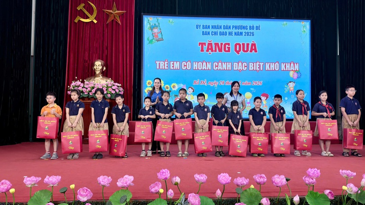 PHƯỜNG BỒ ĐỀ TỔ CHỨC LỄ PHÁT ĐỘNG THÁNG HÀNH ĐỘNG VÌ TRẺ EM VÀ KHAI MẠC HÈ NĂM 2026- Ảnh 6.