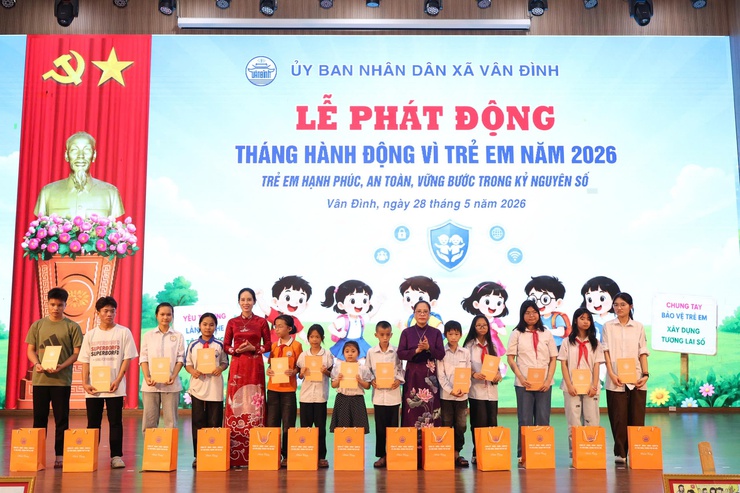 XÃ VÂN ĐÌNH PHÁT ĐỘNG THÁNG HÀNH ĐỘNG VÌ TRẺ EM VÀ KHAI MẠC HOẠT ĐỘNG HÈ NĂM 2026- Ảnh 3.