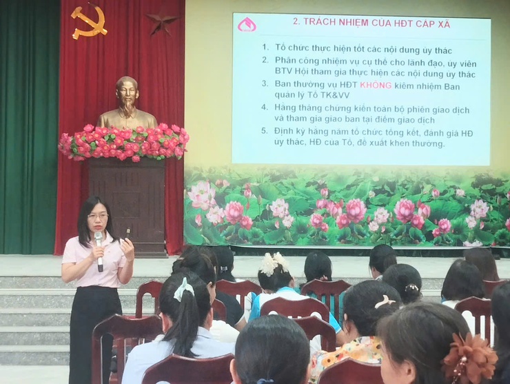 TẬP HUẤN NGHIỆP VỤ ỦY THÁC VAY VỐN NGÂN HÀNG CHÍNH SÁCH XÃ HỘI VÀ NGÂN HÀNG NÔNG NGHIỆP NĂM 2026 TẠI CỤM THI ĐUA SỐ 9.- Ảnh 1.