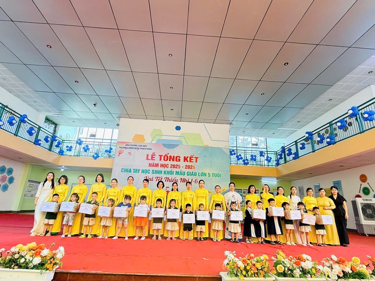 Trường mầm non Thạch Bàn rộn ràng ngày tổng kết – Hân hoan Chào hè 2026- Ảnh 8.