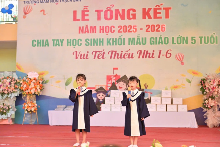 Trường mầm non Thạch Bàn rộn ràng ngày tổng kết – Hân hoan Chào hè 2026- Ảnh 9.