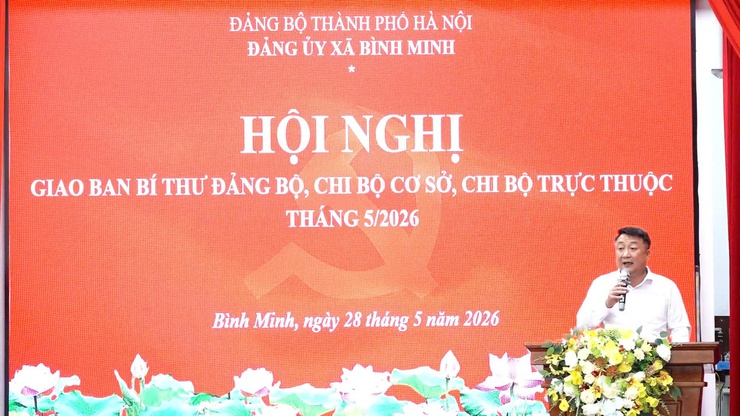 Bình Minh siết chặt kỷ cương, quyết liệt thực hiện nhiệm vụ trọng tâm tháng 6/2026- Ảnh 6.