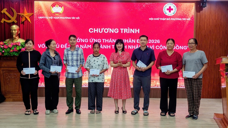 Phường Tây Hồ tổng kết Tháng nhân đạo năm 2026: Lan tỏa hành trình nhân ái vì cộng đồng- Ảnh 11.