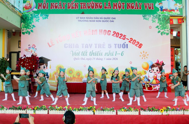 Trường Mầm non Quốc Oai tổng kết năm học 2025 – 2026 với nhiều kết quả nổi bật- Ảnh 15.