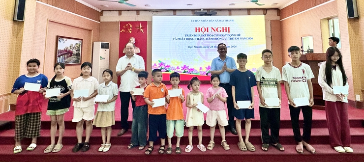 Xã Đại Thanh tham dự Lễ phát động Tháng hành động vì trẻ em năm 2026 của thành phố Hà Nội- Ảnh 9.