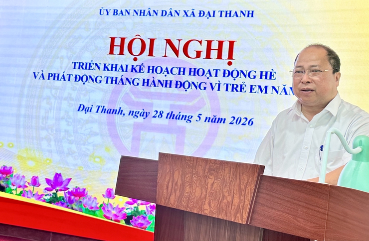 Xã Đại Thanh tham dự Lễ phát động Tháng hành động vì trẻ em năm 2026 của thành phố Hà Nội- Ảnh 6.