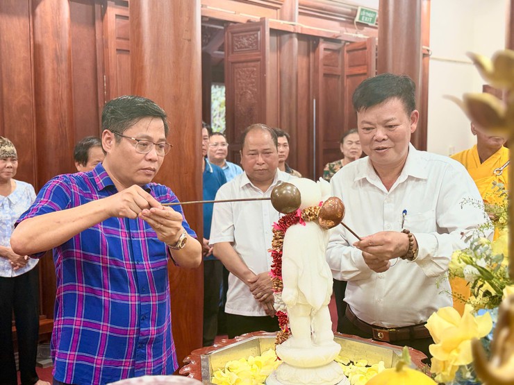 XÃ ĐẠI THANH: THAM DỰ ĐẠI LỄ PHẬT ĐẢN PL.2570 – DL.2026 VÀ LỄ MỘC DỤC TẠI CHÙA LINH THÔNG, CHÙA VĂN ĐIỂN- Ảnh 1.