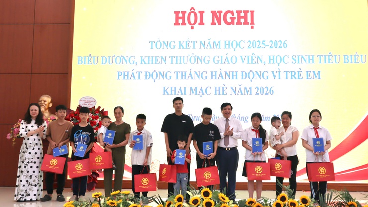 Phường Tây Tựu phát động Tháng Hành động Vì trẻ em và Khai mạc hè năm 2026- Ảnh 6.