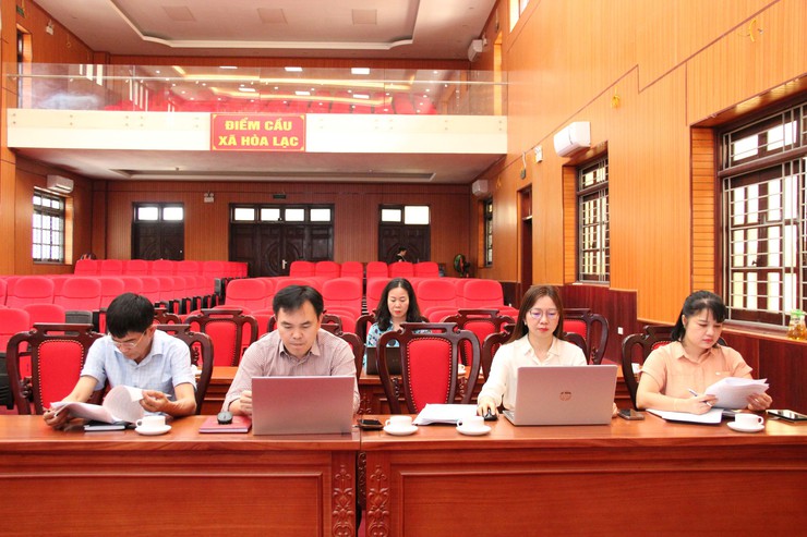 Đồng chí Đồng Phước An chủ trì hội nghị cho ý kiến các nội dung trọng tâm của HĐND xã- Ảnh 2.