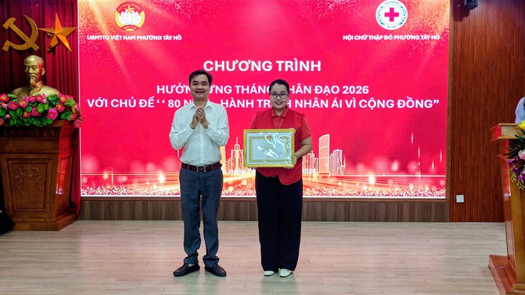 Phường Tây Hồ tổng kết Tháng nhân đạo năm 2026: Lan tỏa hành trình nhân ái vì cộng đồng- Ảnh 3.