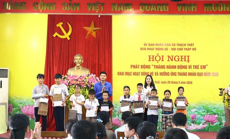 Xã Thạch Thất phát động Tháng hành động vì trẻ em, khai mạc hoạt động hè và hưởng ứng Tháng Nhân đạo năm 2026- Ảnh 6.