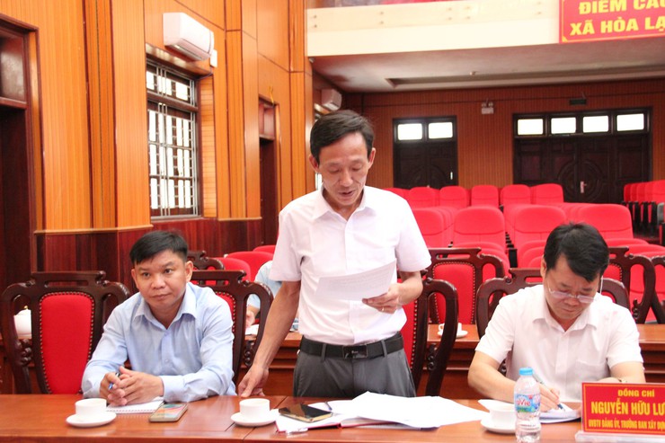 Đồng chí Đồng Phước An chủ trì hội nghị cho ý kiến các nội dung trọng tâm của HĐND xã- Ảnh 5.