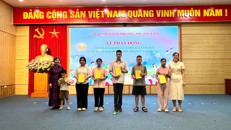 PHƯƠNG LIỆT PHÁT ĐỘNG THÁNG HÀNH ĐỘNG VÌ TRẺ EM NĂM 2026: KIẾN TẠO TƯƠNG LAI AN TOÀN, HẠNH PHÚC CHO THẾ HỆ SỐ- Ảnh 4.