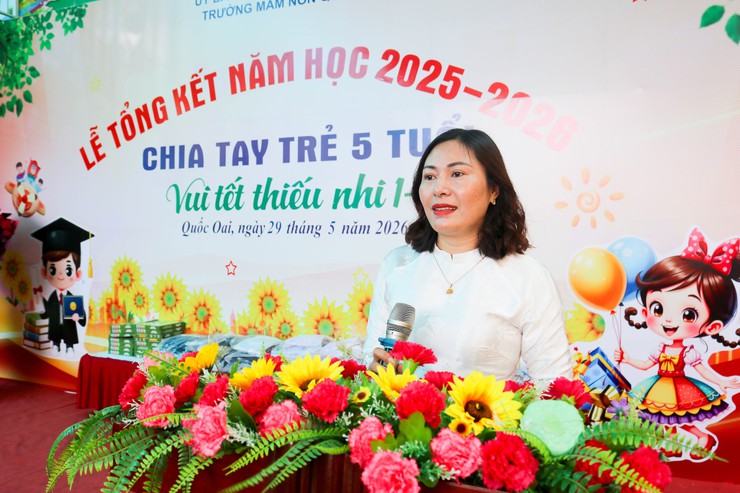 Trường Mầm non Quốc Oai tổng kết năm học 2025 – 2026 với nhiều kết quả nổi bật- Ảnh 5.
