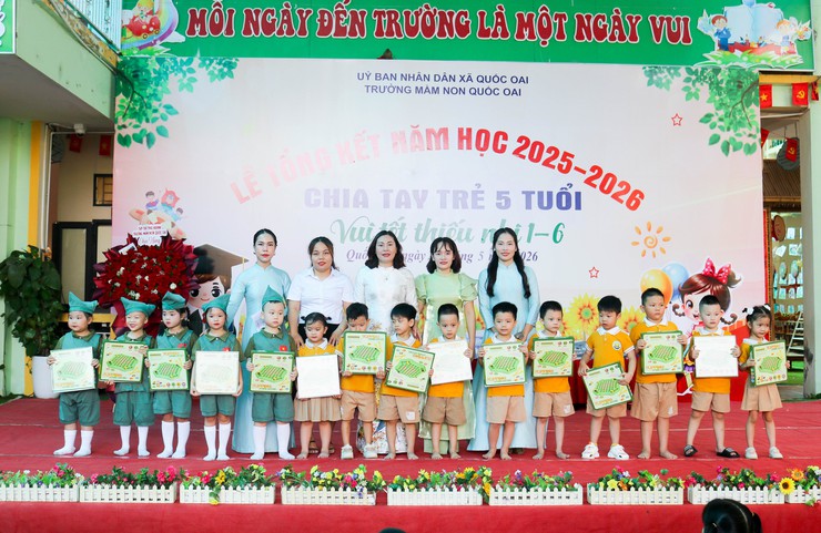 Trường Mầm non Quốc Oai tổng kết năm học 2025 – 2026 với nhiều kết quả nổi bật- Ảnh 7.