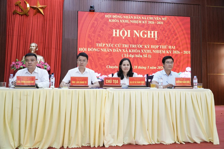 Tổ đại biểu số 1 HĐND xã TXCT khu vực Vân Từ- Ảnh 1.
