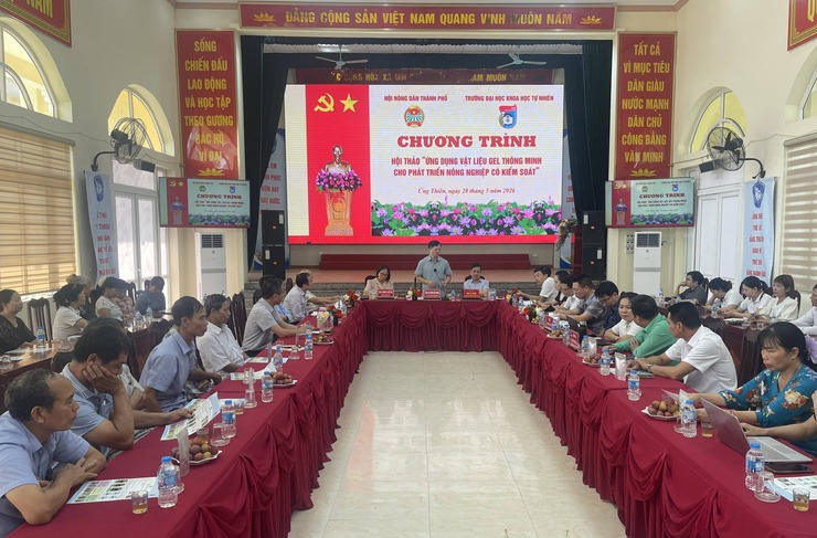 Hội thảo: Ứng dụng khoa học công nghệ vào phát triển kinh tế nông nghiệp.- Ảnh 1.