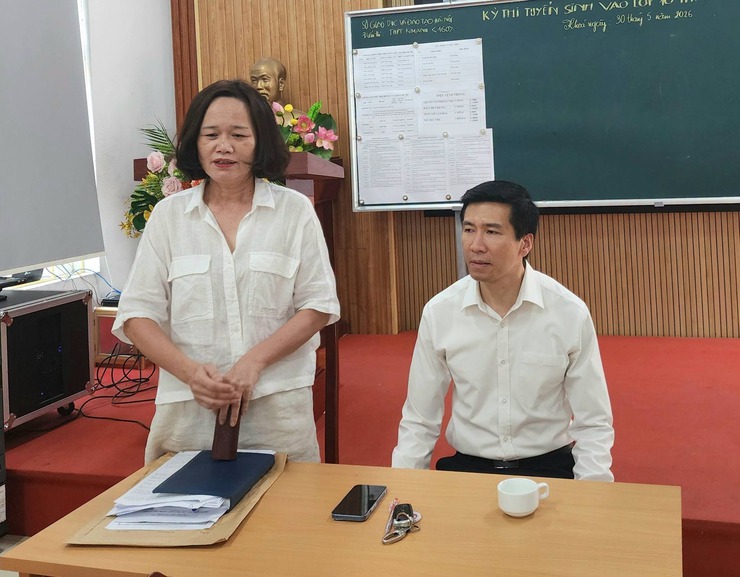 LÃNH ĐẠO XÃ NỘI BÀI KIỂM TRA CÔNG TÁC CHUẨN BỊ CHO KỲ THI TUYỂN SINH VÀO LỚP 10 TRUNG HỌC PHỔ THÔNG- Ảnh 7.