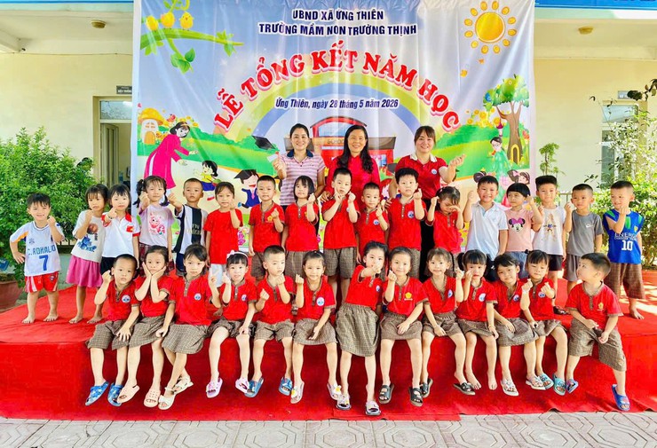 TRƯỜNG MẦM NON TRƯỜNG THỊNH TỔNG KẾT NĂM HỌC 2025 – 2026- Ảnh 1.