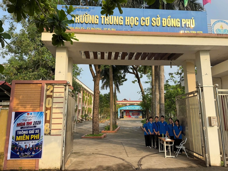 Tuổi trẻ xã Hòa Phú: Sẵn sàng tiếp sức thí sinh thi vào lớp 10 THPT- Ảnh 1.